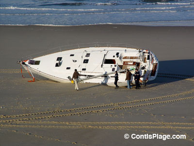 naufrage du let me sea à Contis