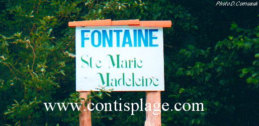 Fontaine Marie Madeleine à Contis