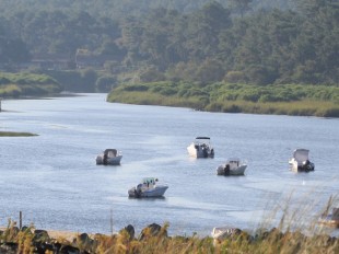 le courant de Contis vue de la mer