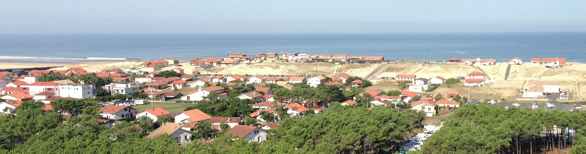 Contis-Plage vue du Phare de Contis