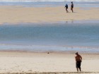 Baïne sur la plage de Contis dans les Landes