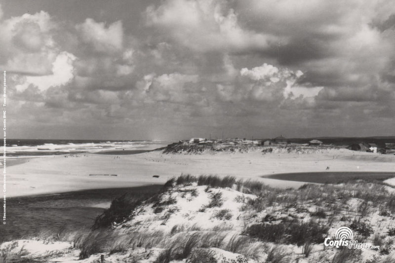 1948 - vue depuis la rive Su de courant de la position Ba02