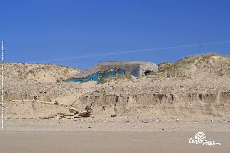 Le bunker Nord de Contis – code Ba01 – marque le début de la partie Basque de l’AtlantikWall